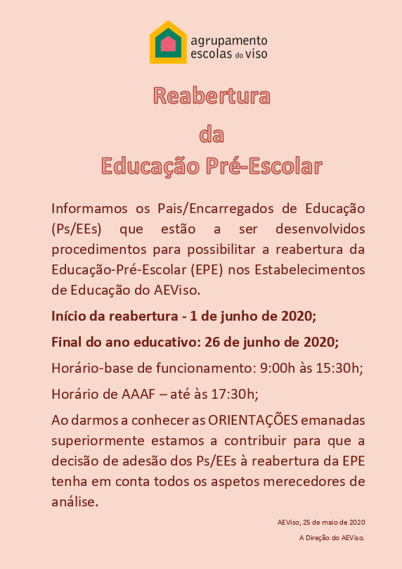 Anúncio - Reabertura da EPE